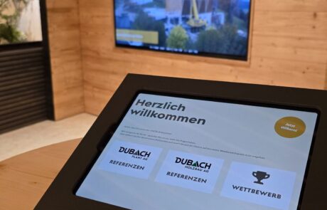 Gewerbeausstellung GAZ in Hüswil, Stand von dubach plant ag und Dubach Holzbau AG