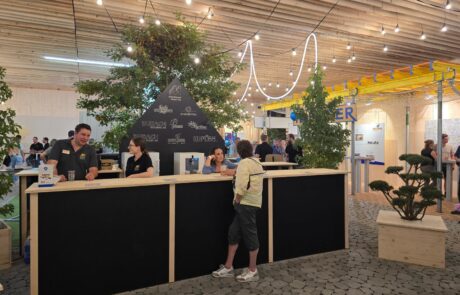 Gewerbeausstellung GAZ in Hüswil, Gemeinschaftsstand Bar